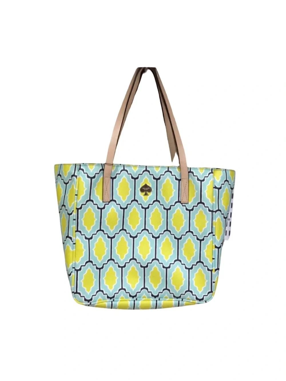 Kate Spade Leather Trimmed Coated Canvas Tote